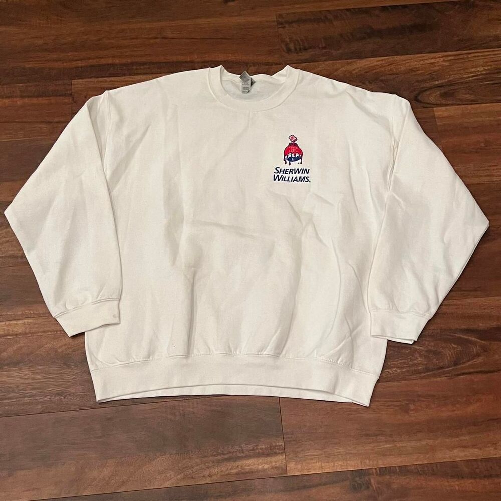 Sherwin Williams Paint y2k long sleeve sweater mens size XL